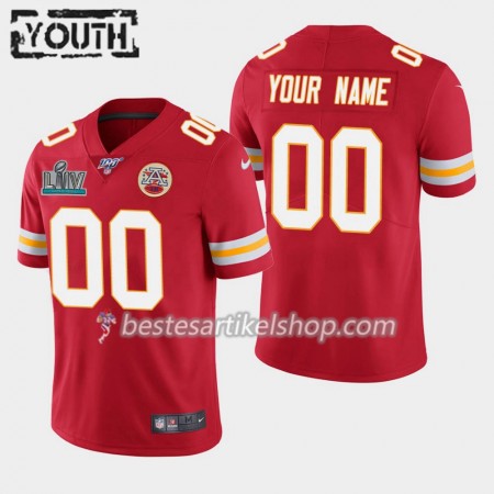 Kinder Kansas City Chiefs Trikot Nike Röd 2020 Super Bowl LIV - Personalisiert